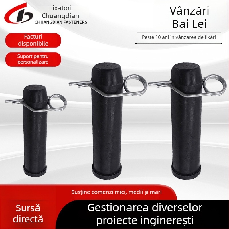 Conector pin Bailey, pin cilindric, cap plat, înaltă rezistență, standard GB/T3414-94