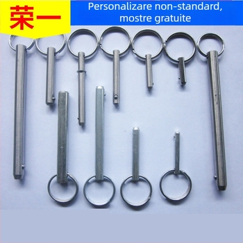 Pin de eliberare rapidă cu arc pentru echipamente sportive — Brand Rongyi Precision, Standard Others19080901022, Finisaj: Curat