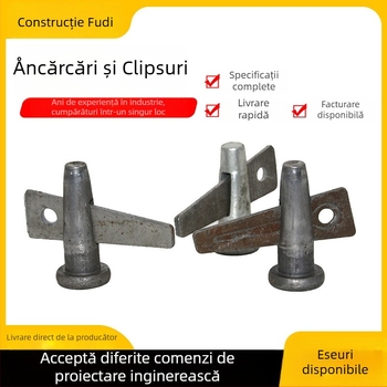 Fixări și pini pentru construcții — pini poziționare goi galvanizați, accesorii pentru cofraje din aluminiu, pini triunghiulari auto-blocanți, durificați