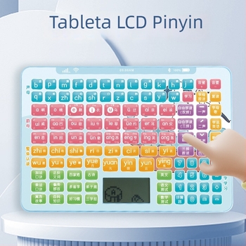 Tablet de citire pentru copii cu Pinyin – dispozitiv educațional cu funcție muzicală, carcasă din plastic, stocare până la 1 GB, potrivit pentru copii 4–6 ani