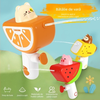 Pușcă de apă pentru copii, cu design fructat în stil desen animat (din plastic; Brand Jia Shu; Funcție: debit de apă; Potrivit pentru vârsta 4–6 ani; Categorie: Jucării cu apă)