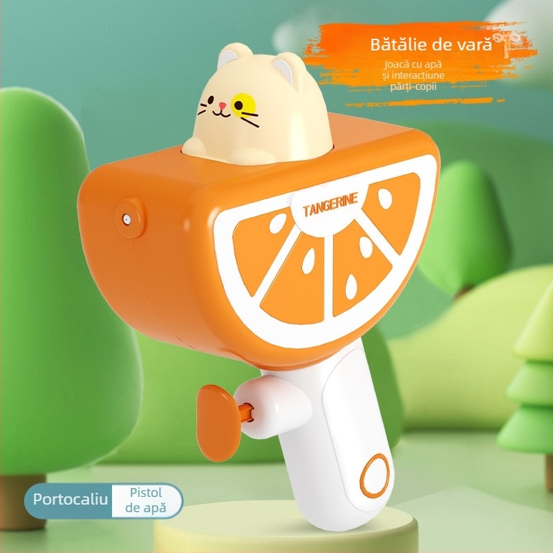Pușcă de apă pentru copii, cu design fructat în stil desen animat (din plastic; Brand Jia Shu; Funcție: debit de apă; Potrivit pentru vârsta 4–6 ani; Categorie: Jucării cu apă)