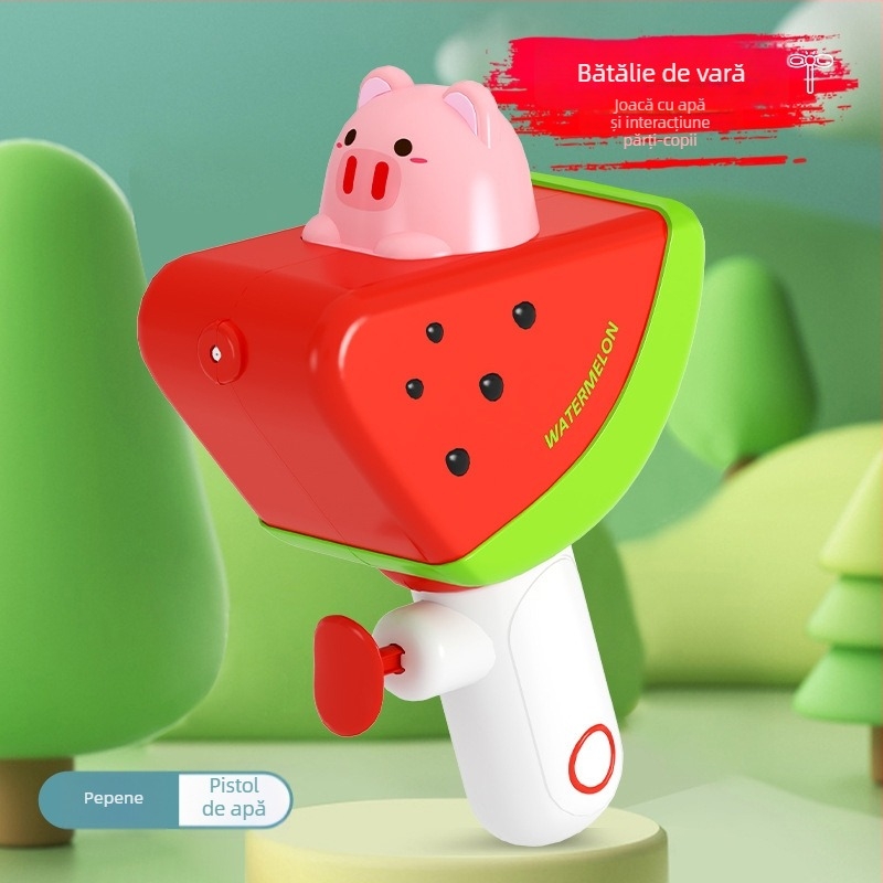 Pușcă de apă pentru copii, cu design fructat în stil desen animat (din plastic; Brand Jia Shu; Funcție: debit de apă; Potrivit pentru vârsta 4–6 ani; Categorie: Jucării cu apă)