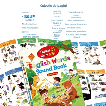 Stylus de citire pentru copii – Poveste audio interactivă pentru învățare timpurie, Plastic, Baterie Li-Ion, 4–6 ani