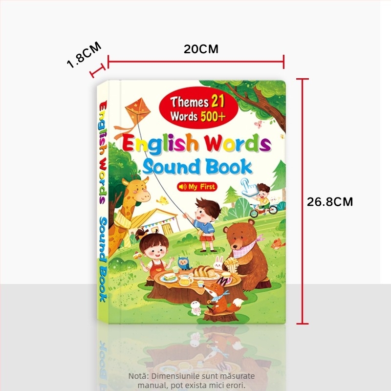 Stylus de citire pentru copii – Poveste audio interactivă pentru învățare timpurie, Plastic, Baterie Li-Ion, 4–6 ani