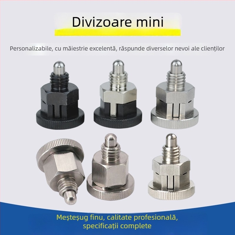 Pin mini din oțel inoxidabil, tip auto-blocare și reset, Standard GB879-86, Clasa A, Suprafață netratată