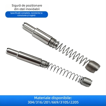 Știft elastic din oțel inoxidabil 304/316 pentru perete cortina și profil din aluminiu – suprafață lustruită, clasă 8.8
