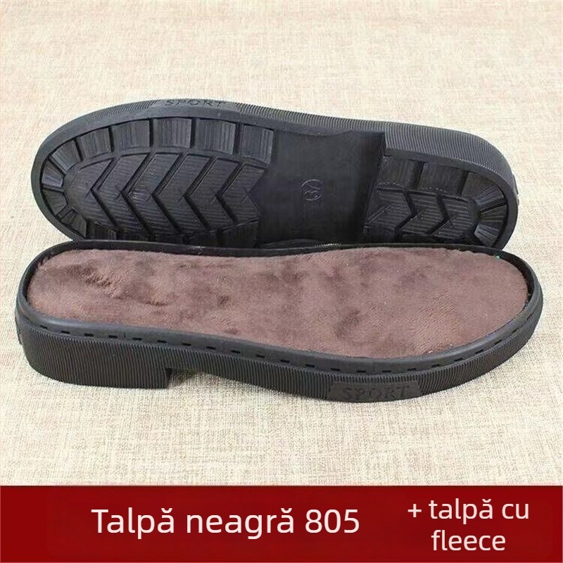 Ghete de primăvară tip Martin, partea superioară împletită manual, material din lemn, stil pentru eleganță urbană și deplasări