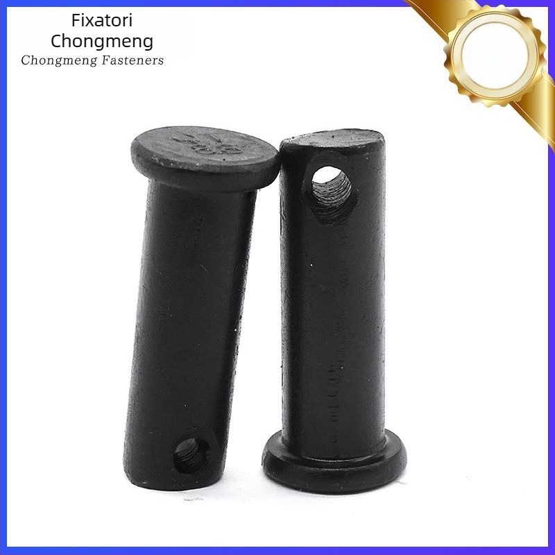 Pin de poziționare cu gaură și cap plat, rezistență înaltă 8.8, DIN 1445-1977, oțel carbon oxidat