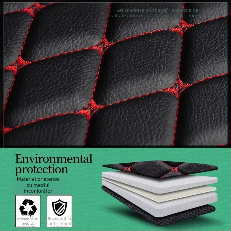 Covoraș portbagaj Toyota Levin 2014-2025, acoperire completă, impermeabil, rezistent la uzură, PVC