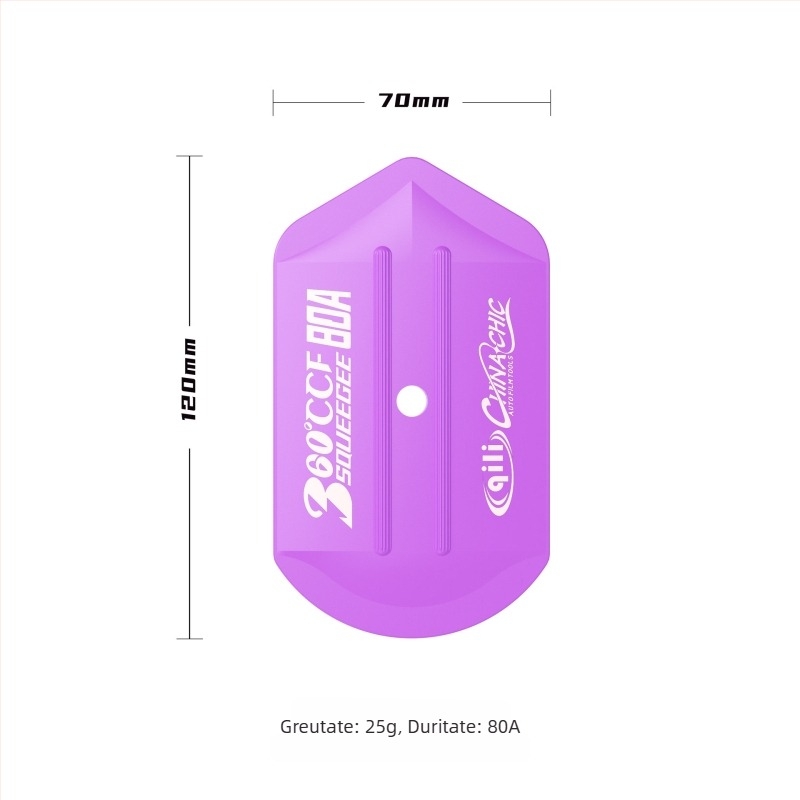 Răzuitor pentru folie auto – Poligon pentru tăierea pe margine, Unealtă multifuncțională pentru schimbarea culorii, Racletă din plastic; Brand: Qili Its Power; Potrivit pentru toate modelele; Personalizare disponibilă