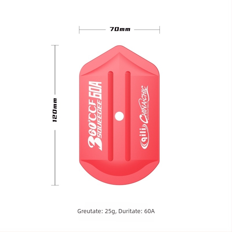 Răzuitor pentru folie auto – Poligon pentru tăierea pe margine, Unealtă multifuncțională pentru schimbarea culorii, Racletă din plastic; Brand: Qili Its Power; Potrivit pentru toate modelele; Personalizare disponibilă