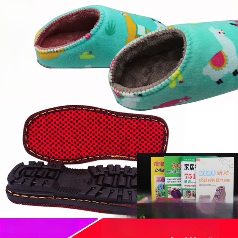 Material pentru încălțăminte din cauciuc, talpă antiderapantă și partea superioară din burete de flanel; compatibil cu modele joase, medii și înalte; lucrat manual; potrivit pentru toate sezoanele