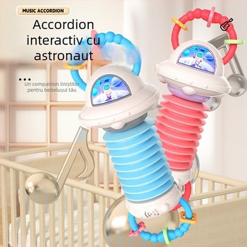 Jucărie acordeon pentru bebeluși și copii mici – Le zai, plastic, 0-3 ani, 3C certificat