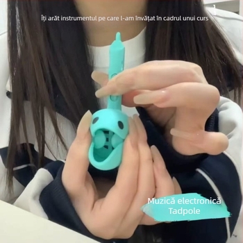 Jucărie muzicală electronică în formă de Tadpole cu Erhu și trompetă mini – Plastic, Model 111-31, Pentru vârsta 4–6 ani