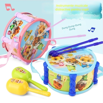 Set de percuție pentru copii – plastic, pentru 4–6 ani, certificat 3C (cod 2017152203017557)