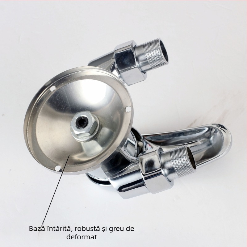 Mixer de duș triunghiular, montaj pe suprafață, duș montat pe suprafață, robinet de duș, presiune de lucru 0.8