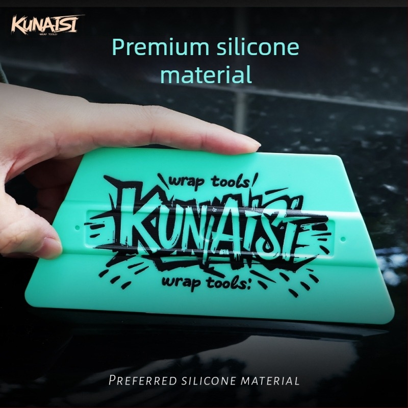 KNS Racletă pentru film auto cu lamă dublă și atașare magnetică — Material TPEE, Model KNS