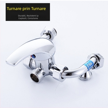 Valvă de amestec montată pe suprafață, tip U, din aliaj, pentru boilere de apă (Presiune de lucru 1.0; Apă rece 5; Apă caldă 90; Debit de ieșire 230; Diametru 12)