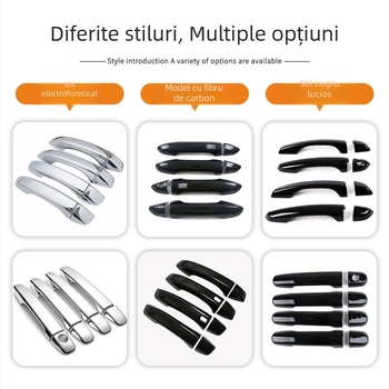 Decorațiune pentru mânerul ușii Subaru BRZ 12-23 – accesoriu de modificare anti-zgârieturi, ABS, model 240520, Xin Jinlong