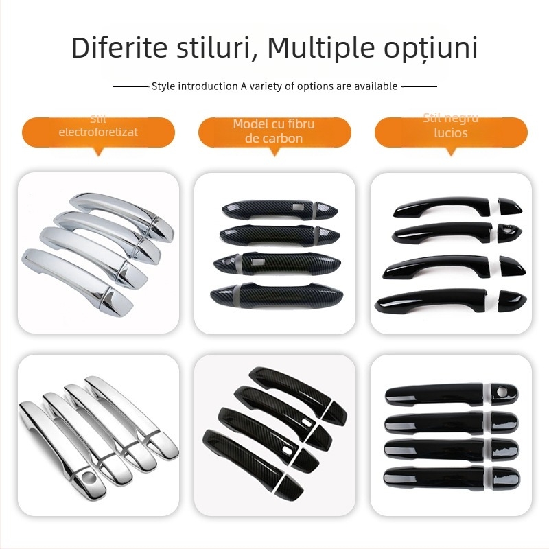 Decorațiune pentru mânerul ușii Subaru BRZ 12-23 – accesoriu de modificare anti-zgârieturi, ABS, model 240520, Xin Jinlong