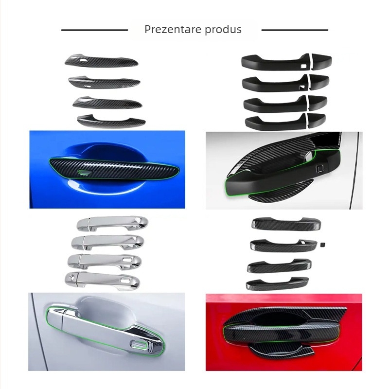 Decorațiune pentru mânerul ușii Subaru BRZ 12-23 – accesoriu de modificare anti-zgârieturi, ABS, model 240520, Xin Jinlong