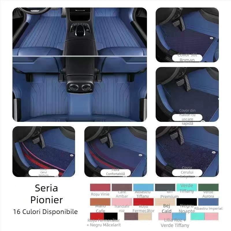 Covorașe de podea din piele pentru automobil special, Da Sheng, personalizabile, opțiuni Leather Foot Mat, Silk Loop Foot Mat, Lawn Foot Mat