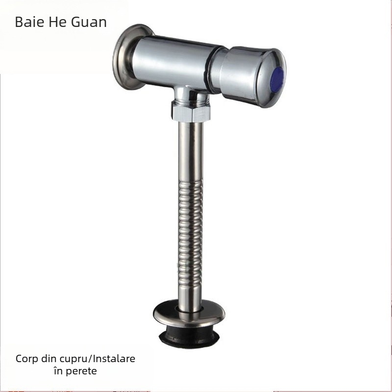 Valvă urinară ascunsă, cupru turnat, model mic, funcționare pasivă, presiune apă 0.8–1.2