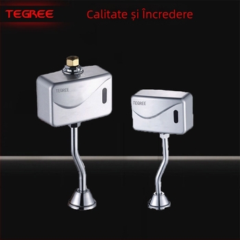 TG-730 senzor IR pentru urinar montat pe suprafață, cu valvă de spălare, corp ABS, alimentare DC, 4x ieșire 1/2'', timp de spălare 6 s
