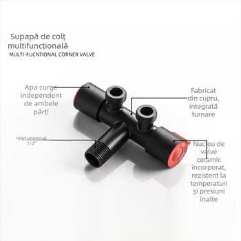 Spray de toaletă cu robinet din cupru – funcție ploaie, stil lux