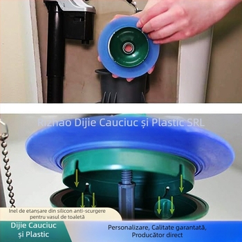 Set garnituri din silicon pentru valva de spălare a toaletei — model dj00030, rezistență la temperaturi înalte, etanșare anti-scăpări, brand Dijie Rubber & Plastic