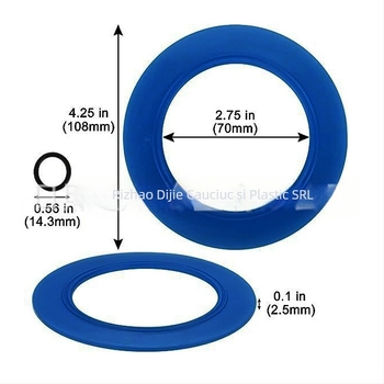 Set garnituri din silicon pentru valva de spălare a toaletei — model dj00030, rezistență la temperaturi înalte, etanșare anti-scăpări, brand Dijie Rubber & Plastic
