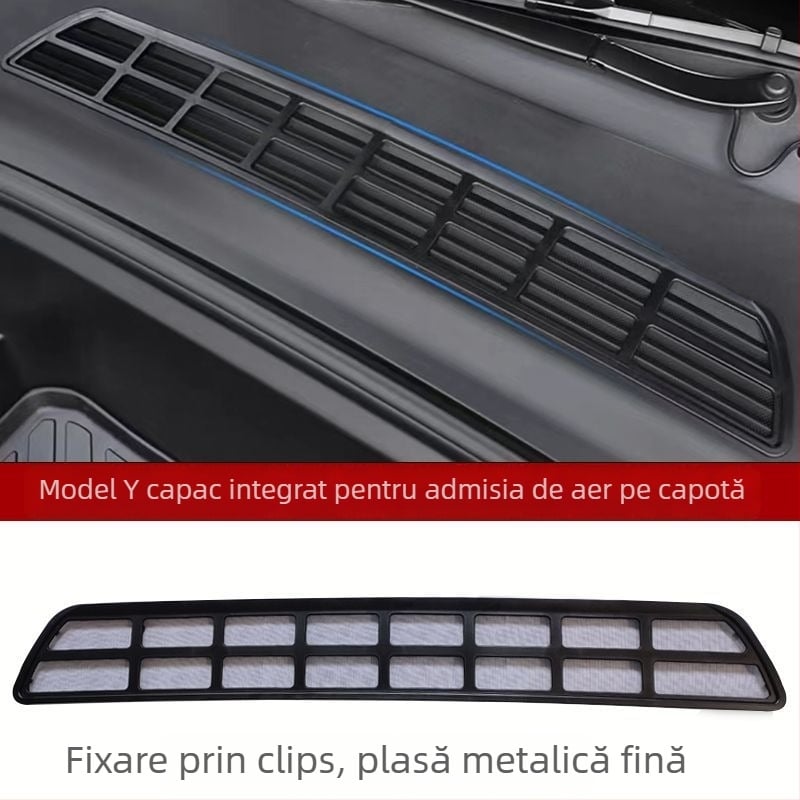 Plasă anti-țânțari pentru Tesla Model 3/Y – plasă pentru admisiunea frontală de aer și capac de protecție pentru rezervorul de apă