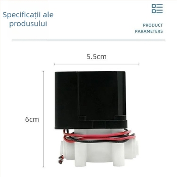 Ventil electromagnet 18S cu spălare automată, 24V, pentru purificator RO casnic pentru apă potabilă directă – accesorii