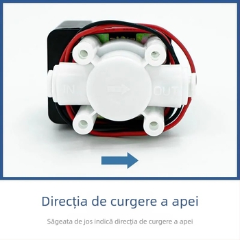 Ventil electromagnet 18S cu spălare automată, 24V, pentru purificator RO casnic pentru apă potabilă directă – accesorii