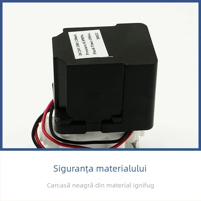 Ventil electromagnet 18S cu spălare automată, 24V, pentru purificator RO casnic pentru apă potabilă directă – accesorii