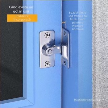 Cuplă de ușă la unghi drept 90° (Model 854) – stil modern minimalist