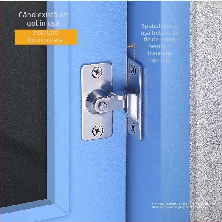 Cuplă de ușă la unghi drept 90° (Model 854) – stil modern minimalist