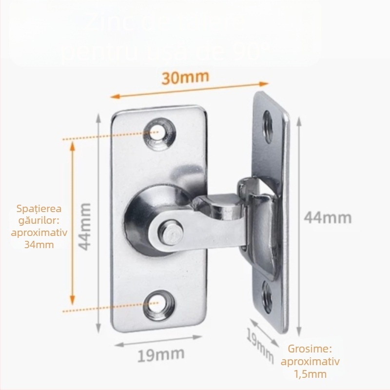 Cuplă de ușă la unghi drept 90° (Model 854) – stil modern minimalist