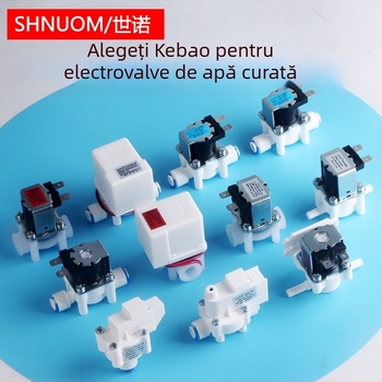 Set universal de valve electromagnetice pentru purificator de apă: supapă de intrare și supapă de evacuare, supapă de spălare de 300cc, spălare de 18 secunde