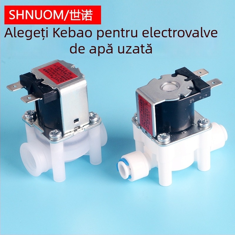 Set universal de valve electromagnetice pentru purificator de apă: supapă de intrare și supapă de evacuare, supapă de spălare de 300cc, spălare de 18 secunde