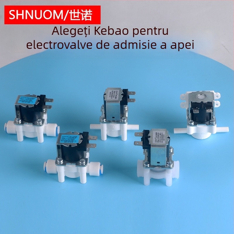 Set universal de valve electromagnetice pentru purificator de apă: supapă de intrare și supapă de evacuare, supapă de spălare de 300cc, spălare de 18 secunde