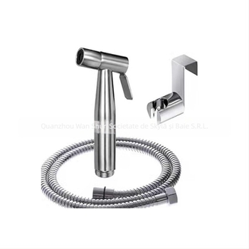 Spray de toaletă din oțel inoxidabil – portabil, funcție spălare, model Stainless Steel Toilet Mate, temperatură 0–80°C, presiune 0,8 MPa