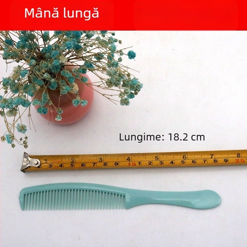 Pieptene de unică folosință Longrich, plastic durabil, formă dreptunghiulară, durată de viață 3 ani, potrivit pentru hoteluri și pensiuni