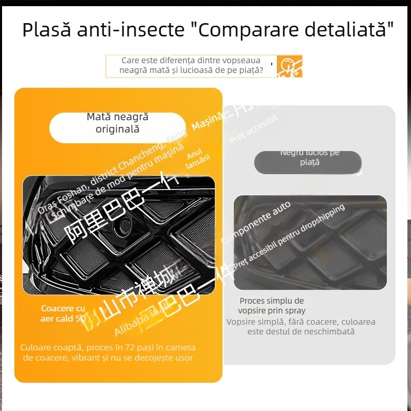 Plasă anti-insect pentru grila frontală Volkswagen Teramont Pro (Material: ABS)