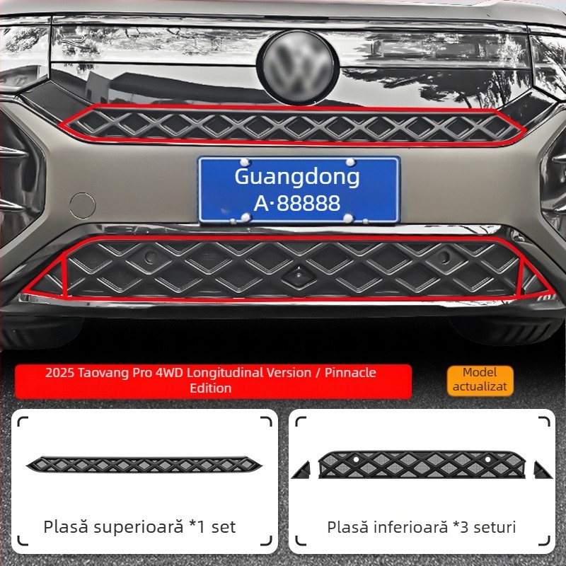 Plasă anti-insect pentru grila frontală Volkswagen Teramont Pro (Material: ABS)