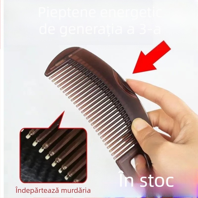 Pieptene de masaj pentru scalp, cu energie nouă pentru eliminarea sebumului