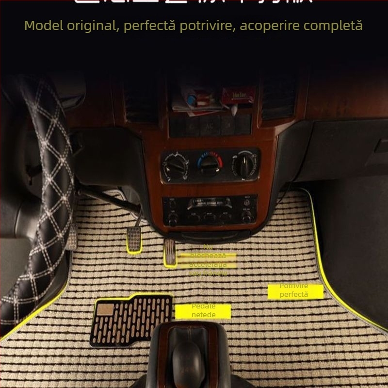 Covorașe de podea pentru van, a 2-a generație, material PVC, grosime 20 mm, greutate 10 kg, potrivește Audi A6L