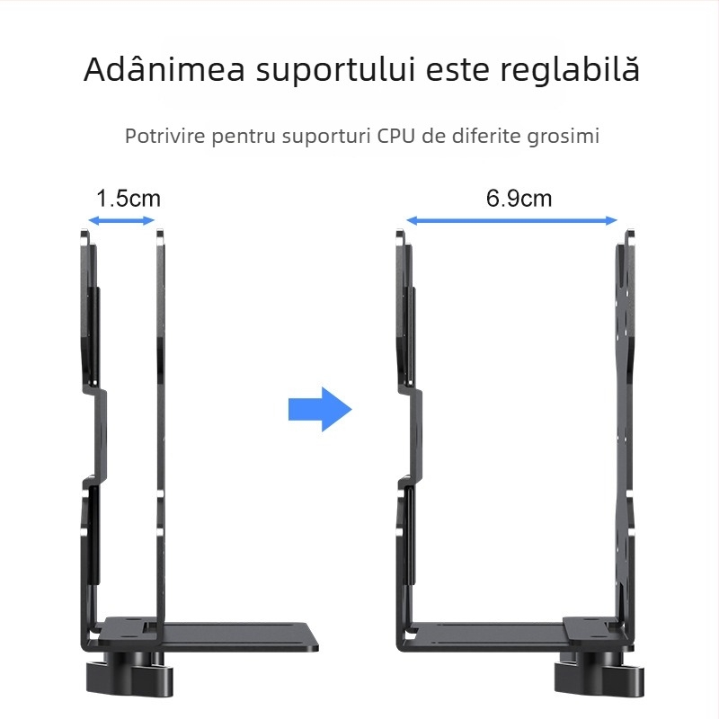 Yan Ercheng ZJJ002 Suport pentru carcasă mini cu panou VESA, compatibil MATX/ITX