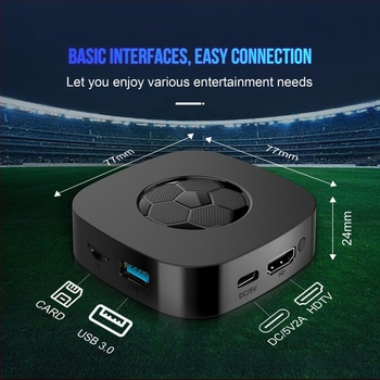 Box TV Android T1Ultra — Quad Core, Allwinner A53, 2GB RAM, 16GB stocare, 4K 3840x2160